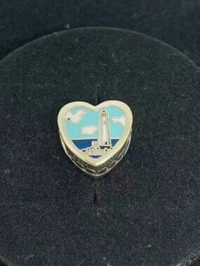 Pandora Maine Heart Charm S925 Sterling silver